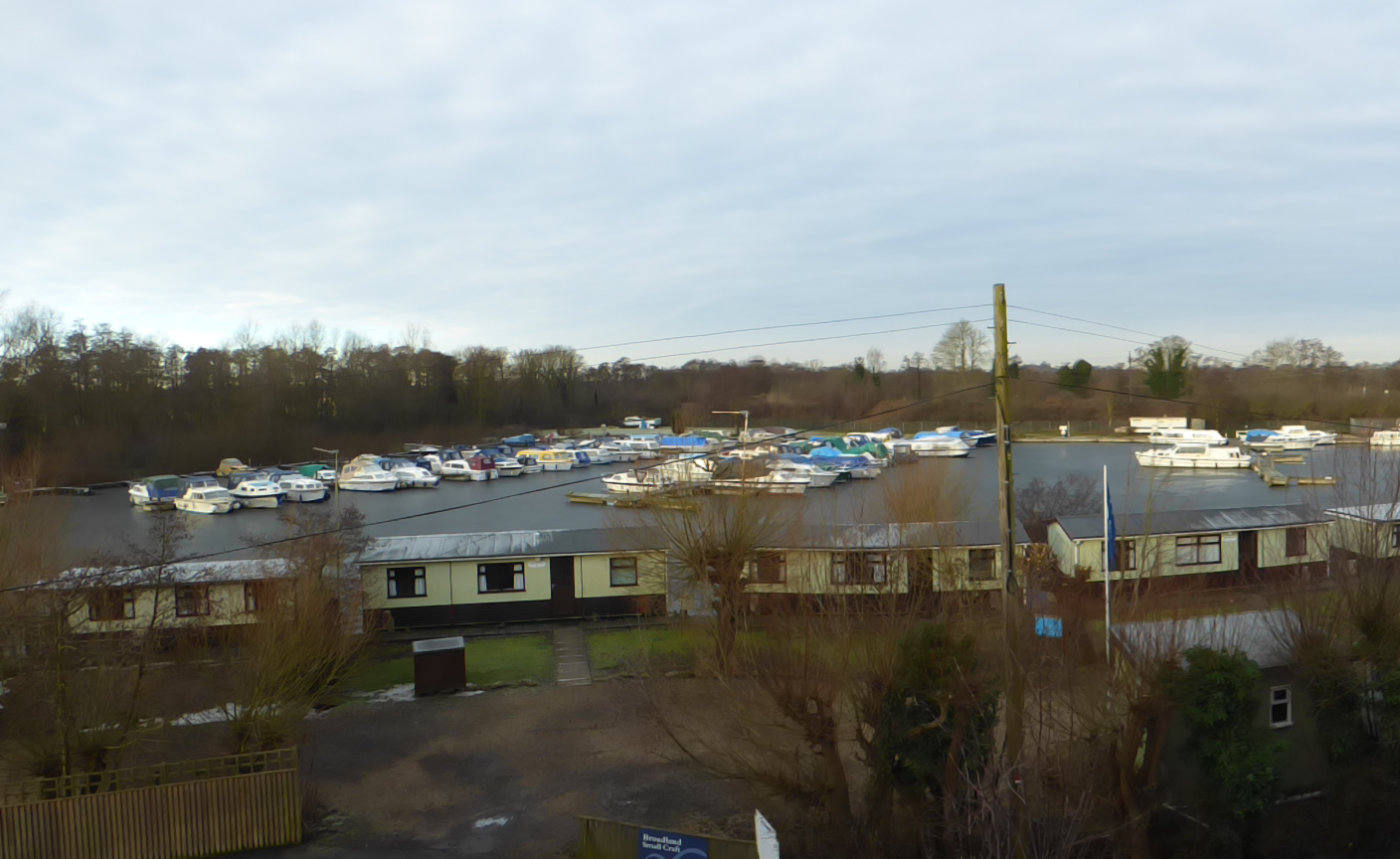 View of Boatyard in Wroxham