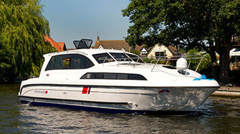 A Norfolk Broads boat for hire
